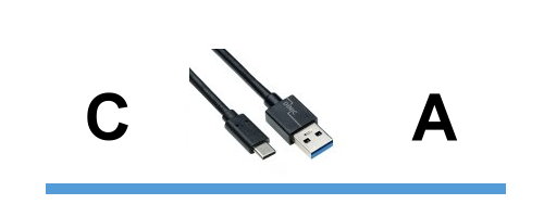 Câble USB C vers A